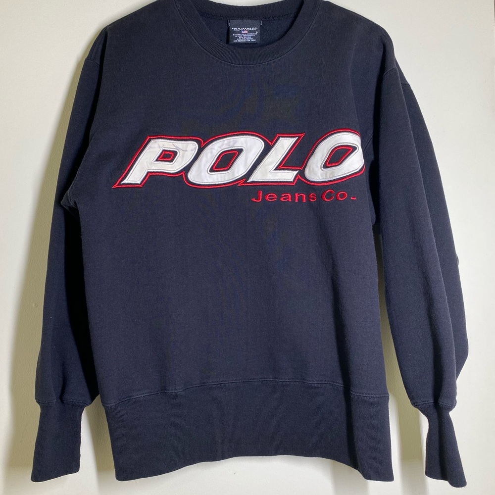 BLACK Vintage Ralph Lauren Crewneck